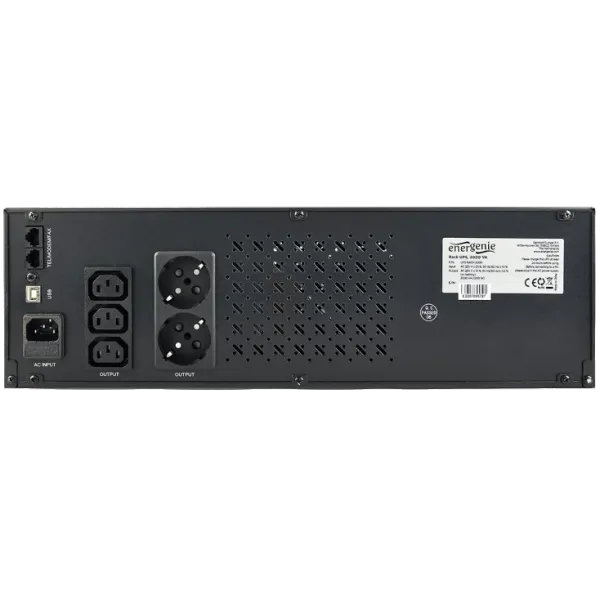 EnerGenie UPS-RACK-1200 1200А апроксимована синусоїда Джерело безперебійного живлення
