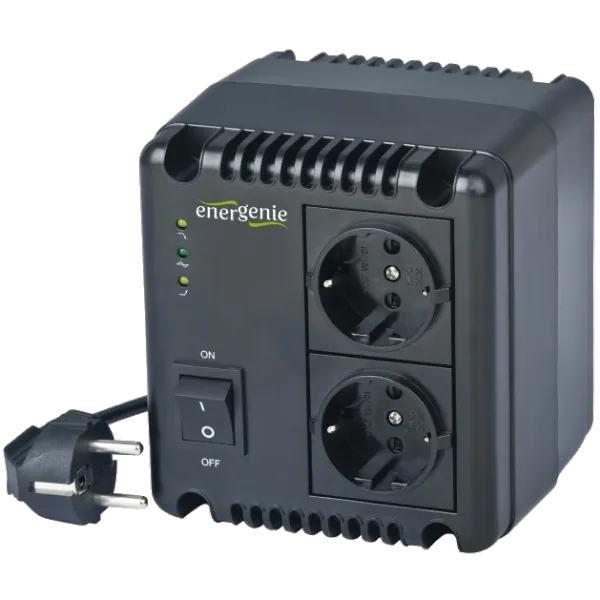 EnerGenie EG-AVR-1001 220В 1000 ВА Автоматичний регулятор та стабілізатор