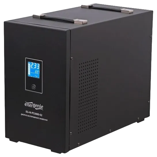 EnerGenie EG-HI-PS3000-02 3000ВА чиста синусоїда Джерело безперебійного живлення під акумулятор