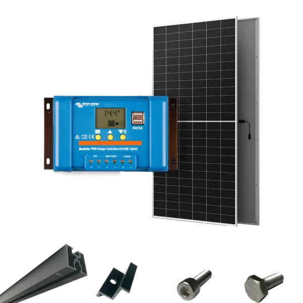 Victron Energy BlueSolar PWM + AIKO G645-MCH72Dw Система автономного живлення однофазна