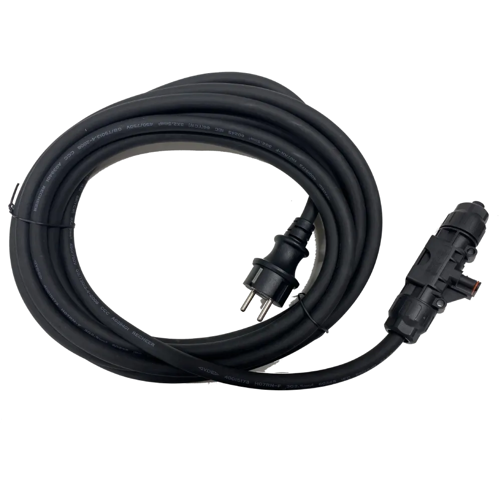 PC-EU-2.5mm²-5m Balcony PV AC Cable for EU Кабель HYXiPOWER