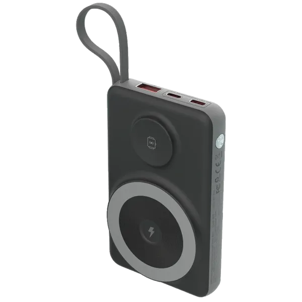 Choetech B695 10 000мА•г Black з магнітною зарядкою Повербанк