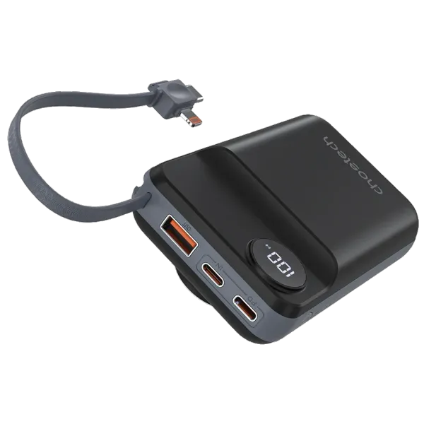 Choetech B696 20 000мА•г Black з магнітною зарядкою Повербанк