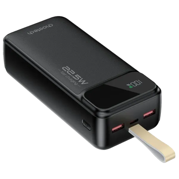 Choetech B730 30 000мА•г Black Повербанк