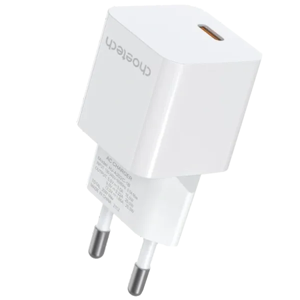 Choetech PD5010 mini White PD20W GAN USB-C Адаптер