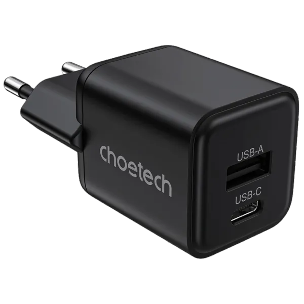 Choetech PD5012 mini Black PD30W GAN A+C Адаптер