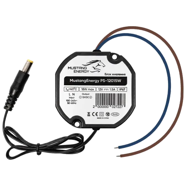 Mustang Energy PS-12015W IP67 Блок живлення