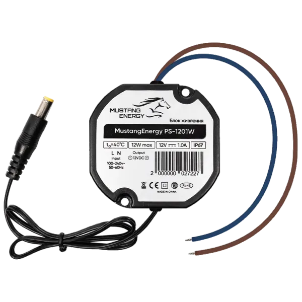 Mustang Energy PS-1201W IP67 Блок живлення