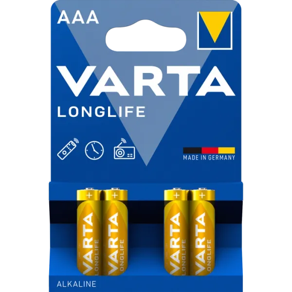 VARTA LONGLIFE BLI 4 ALKALINE Батарейка AAA