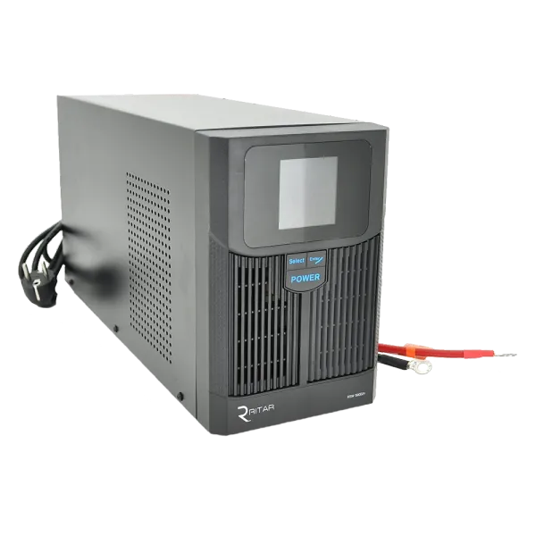 RITAR RTSW-1500 LCD 1500VA 24В ДБЖ з правильною синусоїдою під зовнішній АКБ
