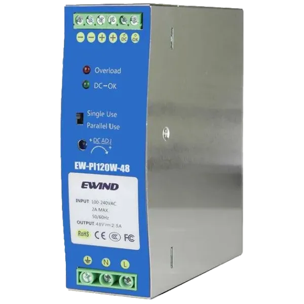 Ewind EW-PI120W-48 на DIN-рейку 120 Вт/48 В Блок живлення