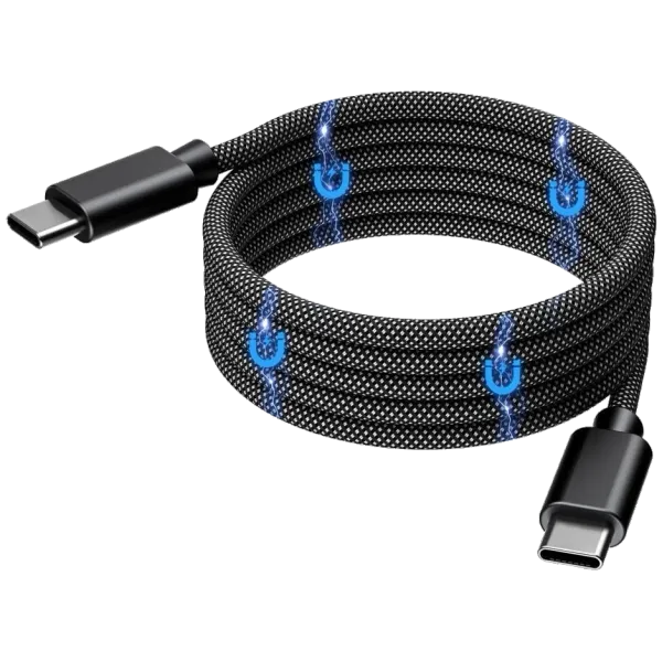 Choetech XCC-1051 Magnetic USB-C to USB-C PD3.1 240Вт 1.8м Кабель
