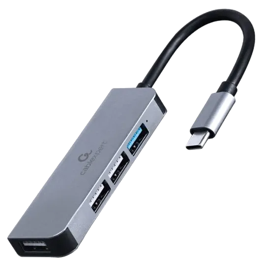 Cablexpert UHB-CM-U3P1U2P3-01USB-С 1 х USB 3.1 Gen1 (5 Gbps), 3 х USB 2.0 USB-концентратор
