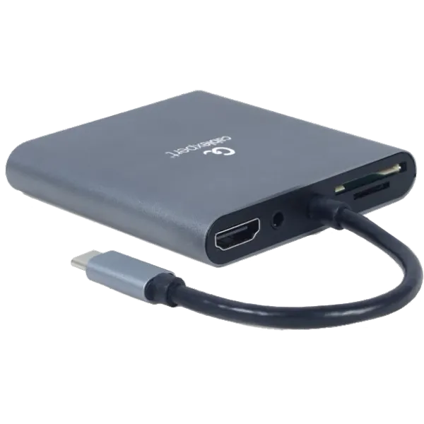 Cablexpert A-CM-COMBO6-01 USB-C 6-в-1 Док станція