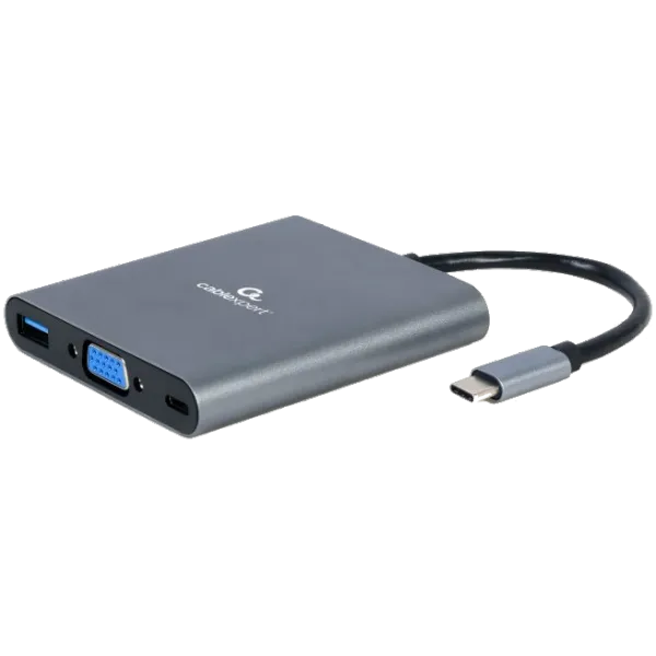 Cablexpert A-CM-COMBO6-01 USB-C 6-в-1 Док станція