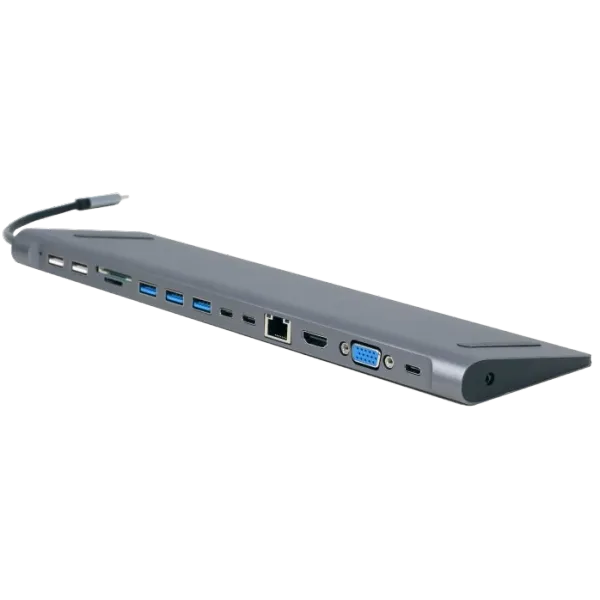 Cablexpert A-CM-COMBO9-01 USB-C 9-в-1 Док станція