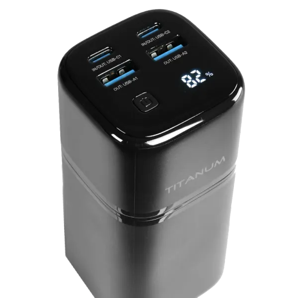 Videx TITANUM WP33 PD70W Black 20000mAh Повербанк