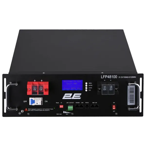 2E LFP48 100А•год 19" LCD 16S Літієва акумуляторна батарея