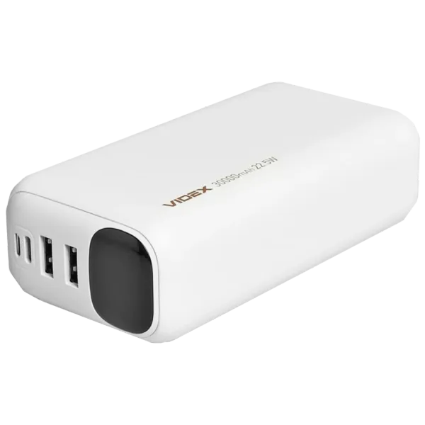 VIDEX VPB-297 22.5W White 30000mAh Повербанк
