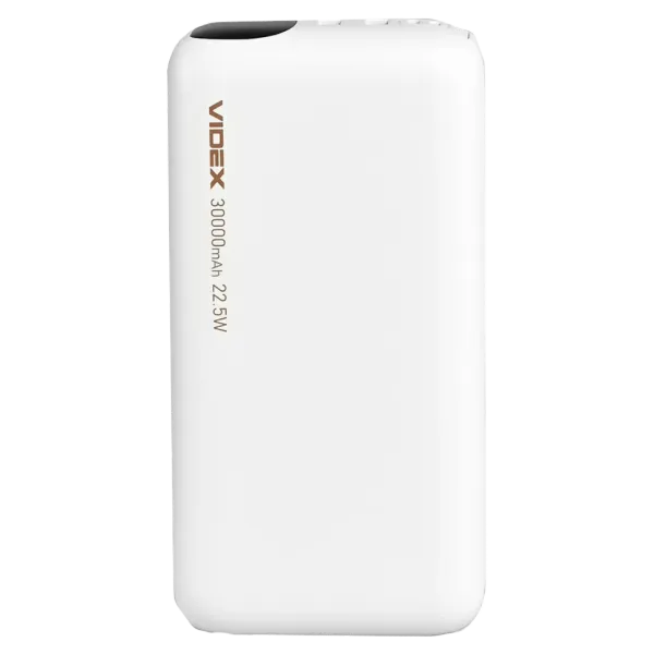 VIDEX VPB-297 22.5W White 30000mAh Повербанк
