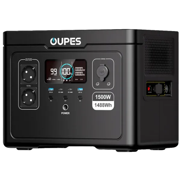 OUPES S015 1500Вт LiFePO4 1488Вт•г Портативна зарядна станція
