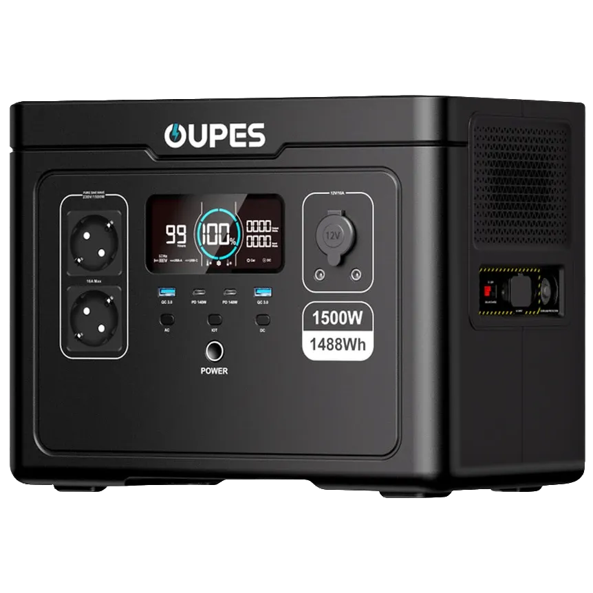 OUPES S015 1500Вт LiFePO4 1488Вт•г Портативна зарядна станція