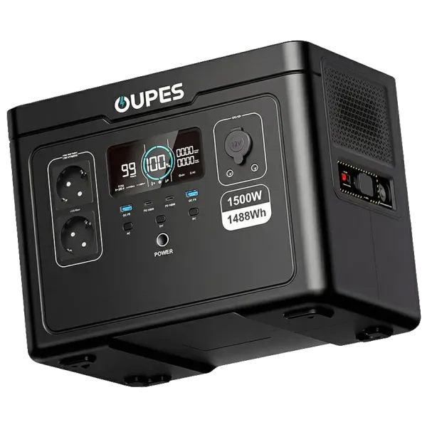 OUPES S015 1500Вт LiFePO4 1488Вт•г Портативна зарядна станція