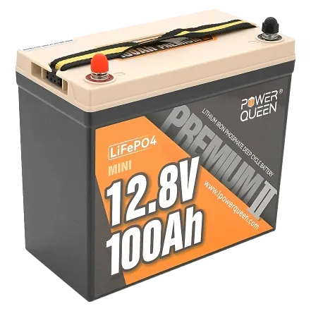 Power Queen LiFePO4 12.8В 100А•г Mini 1280Вт•г Аккумуляторна батарея