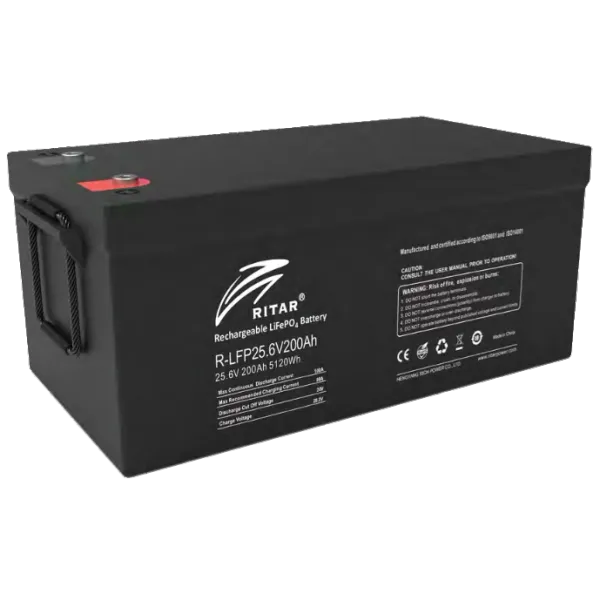 Ritar R-LFP25.6V200AH G1 з bluetooth Літієва акумуляторна батарея