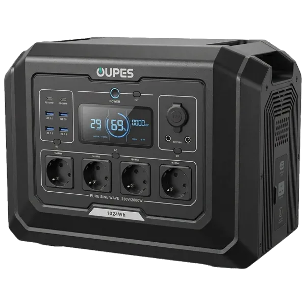 OUPES Mega 1 S1 2000Вт 1024Вт•г Портативна зарядна станція