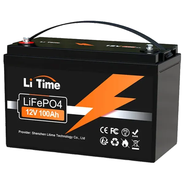 LiTime LiFePO4 12V 100Ah Акумуляторна батарея