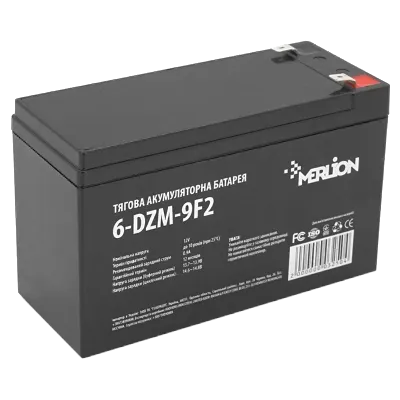 AGM MERLION 6-DZM-9 12V 9Ah F2 Акумуляторна батарея тягова