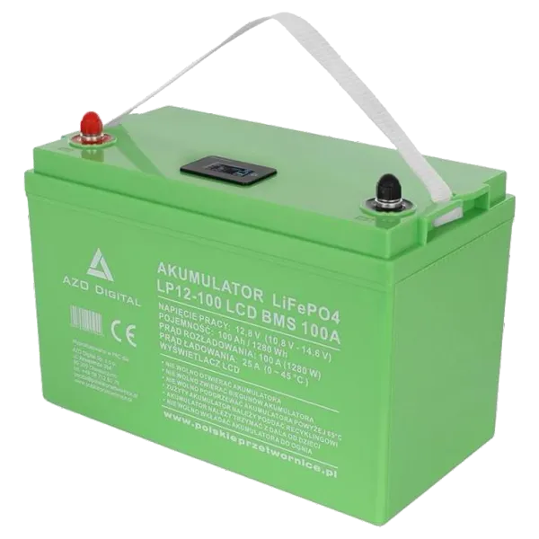 LP12-100 100Ah 12V 100A LCD Акумуляторна батарея