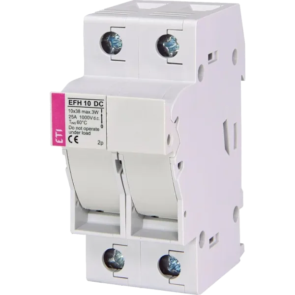 ЕТІ EFH 10 2P 25A 1000V DC Тримач запобіжника