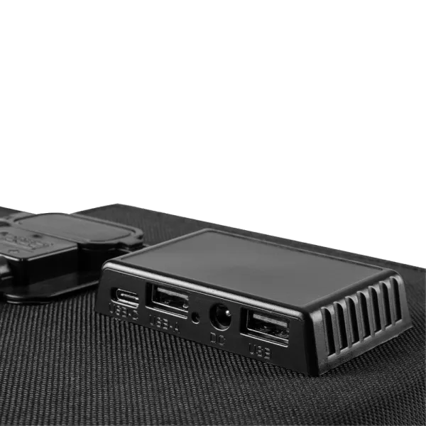 Neo Tools 120Вт Сонячна панель, регулятор напруги, USB-C та 2xU