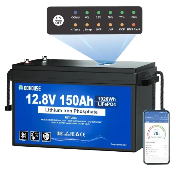 DСHOUSE 12.8V 150Ah (ECO-LFP1215005) Bluetooth Акумуляторна батарея