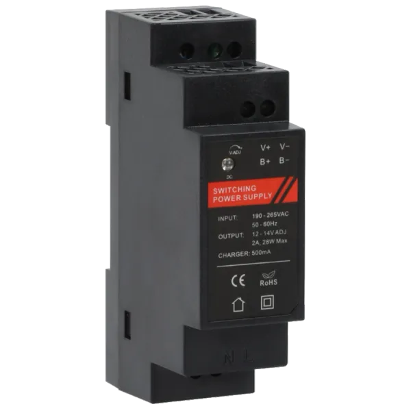 DR12024-01B 12V/2A Блок живлення на DIN рейку