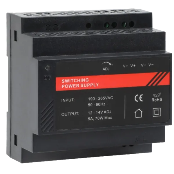 DR12060-02 12V/5A Блок живлення на DIN рейку