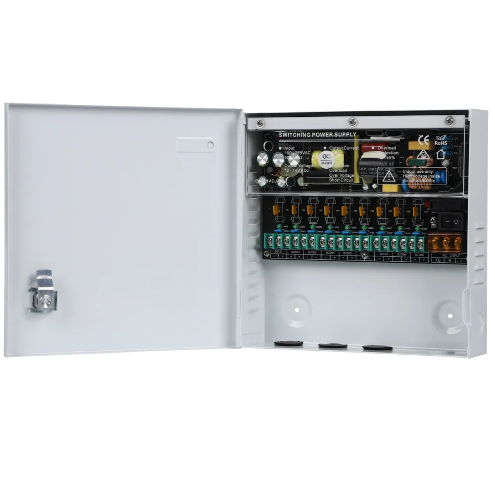 PS-1210/9CH(M) 12V/10A 9 каналів Блок живлення