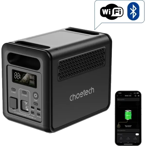 Choetech BS068-EU-BKGY 1024 Вт·год 1200 Вт Портативне джерело живлення
