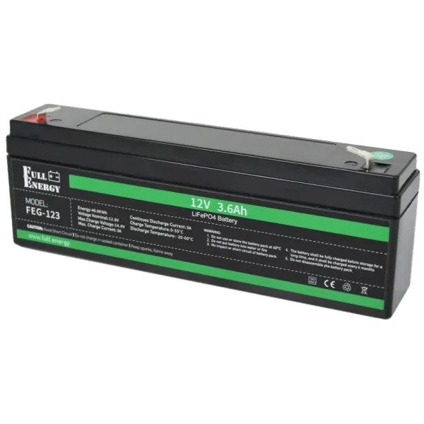 Full Energy FEG-123 Акумулятор LiFePO4 12В 3А•г