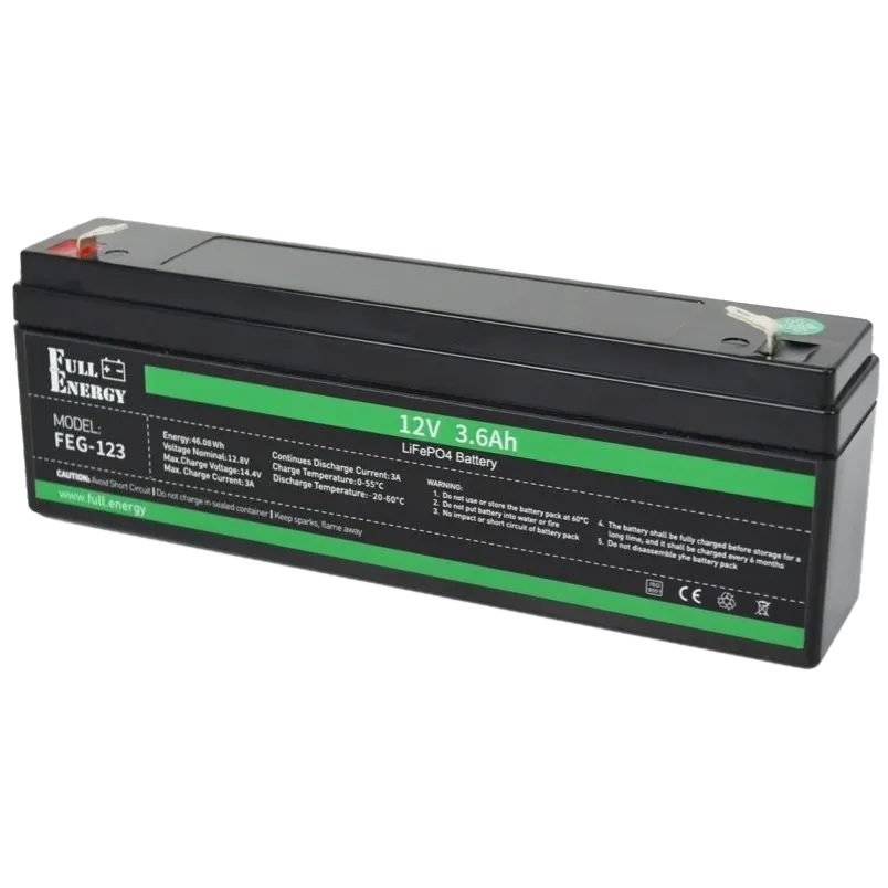 Full Energy FEG-123 Акумулятор LiFePO4 12В 3А•г