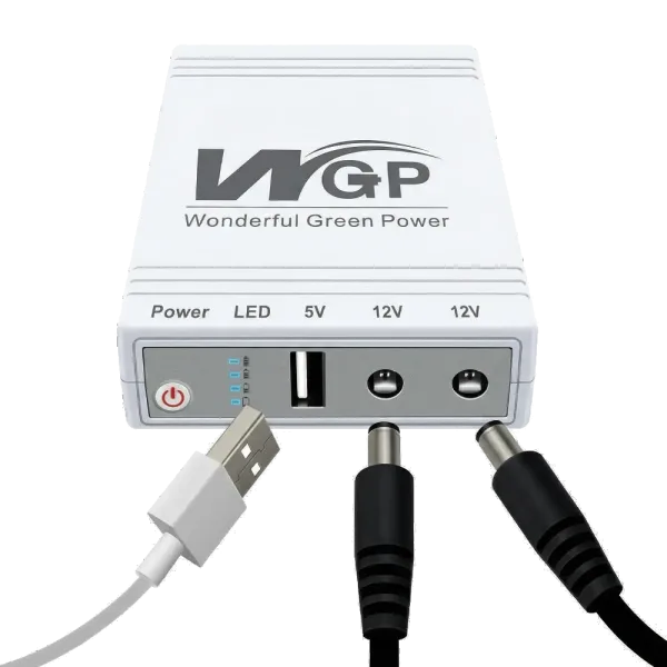 Mini UPS WGP UPS103C 20000mAh 5V/12V/12V Джерело безперебійного живлення