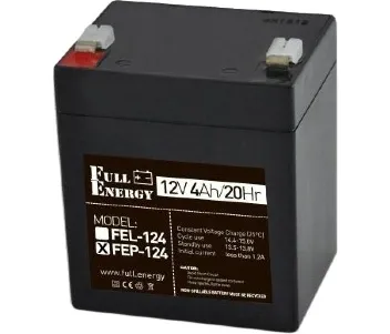 Full Energy FEP-124 4А•г 12В Свинцево-кислотна акумуляторна батарея