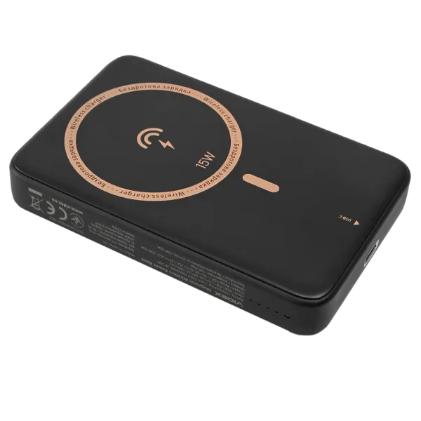 VIDEX VPB-331 15W+PD20W Black 10000mAh Повербанк