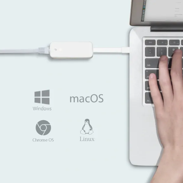 TP-link UE300C USB Type-C RJ45 Мережевий адаптер