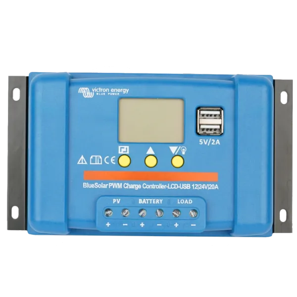 Victron Energy BlueSolar PWM-LCD&USB 12/24-20 Контролер заряду