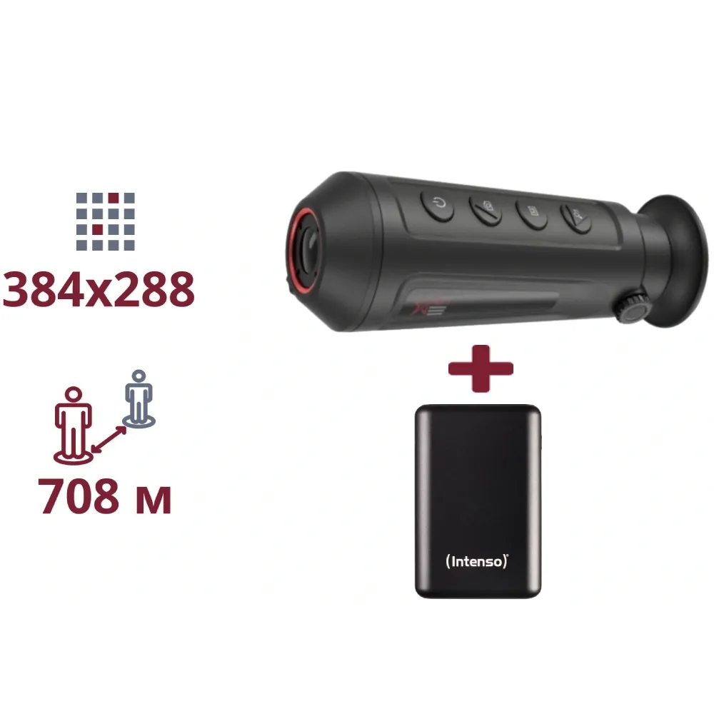 AGM Taipan TM15-384 + INTENSO Powerbank 2 000 мА•г ТЕПЛОВІЗІЙНИЙ МОНОКУЛЯР ТА ПОВЕРБАНК