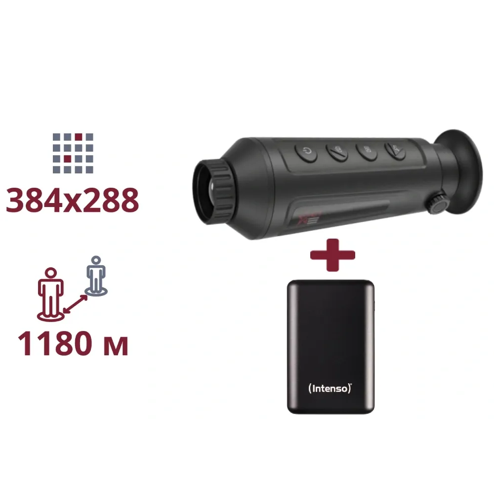 AGM Taipan TM25-384 + INTENSO Powerbank 2 000 мА•г ТЕПЛОВІЗІЙНИЙ МОНОКУЛЯР ТА ПОВЕРБАНК