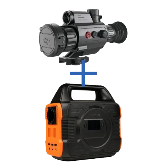 AGM Varmint LRF TS50-640 + UTEPO UPS300 Тепловізор та зарядна станція